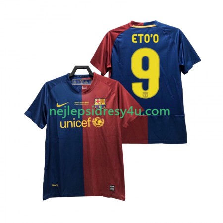 Fotbalový Dres FC Barcelona ETO O 9 Champions League 2008 2009 Retro Domácí